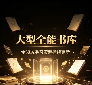 全网大型全能书库｜终身更新·全领域学习资源全覆盖