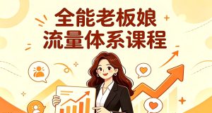 全能老板娘流量体系课程，3天学会短视频吸引力+私域矩阵