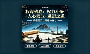权谋残卷：权力斗争+人心驾驭+进退之道