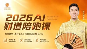 2026AI财道陪跑营 ​看懂趋势，找到自己的增长入口