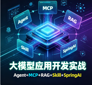 Hollis【实战课程】大模型应用开发实战，Agent+MCP+RAG+Skill+SpringAI