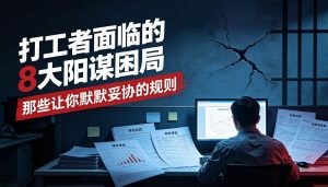 付费文章：打工者面临的8大阳谋困局