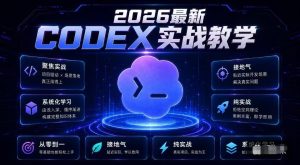 华仔一人公司：2026Codex智能体实战