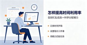 怎样提高时间利用率：告别忙乱低效+科学分配精力