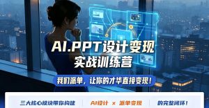 观星AI➕PPT设计变现实战训练营